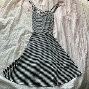 Hollister striped skater dress